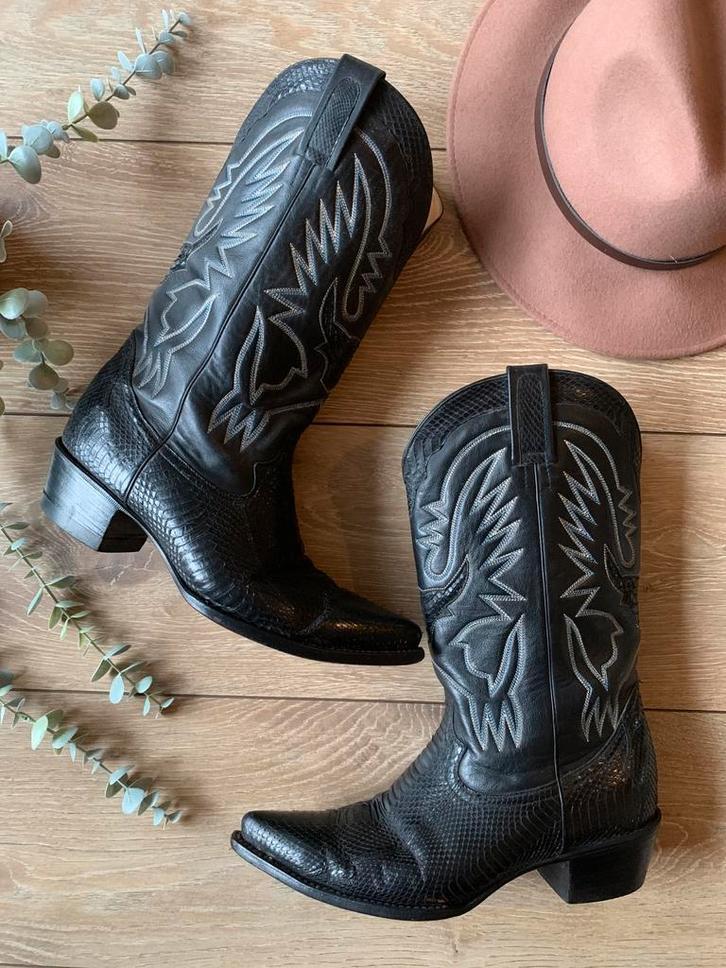 Don Quijote cowboylaarzen 42 western boots bohemian laarzen, Hoge laarzen, -, Zwart, -