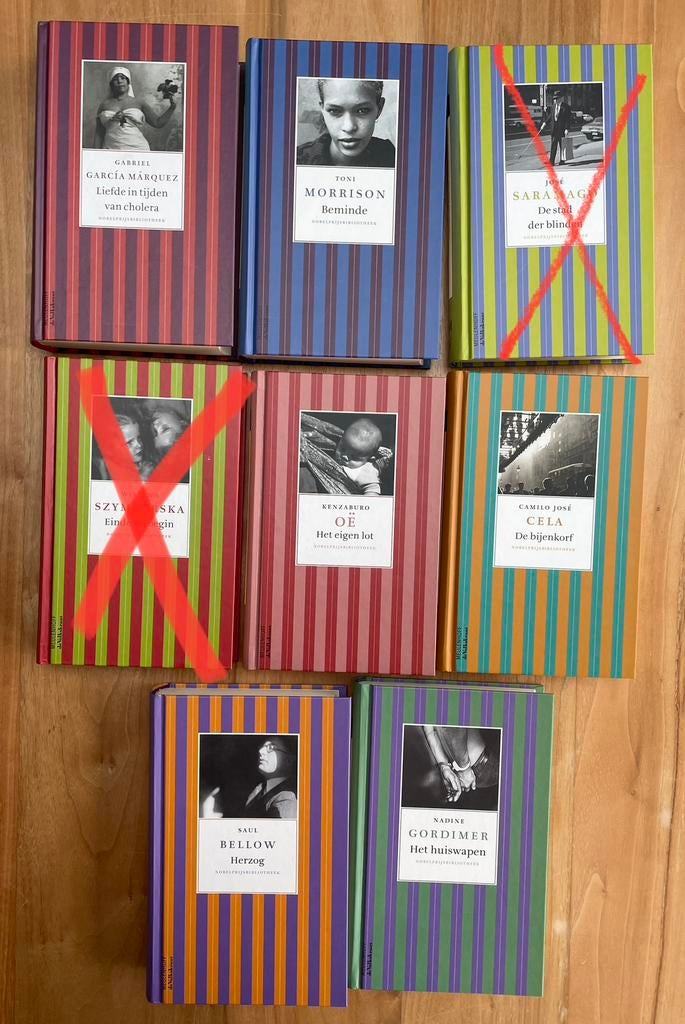 Serie ‘Nobelprijsbibliotheek’, diverse auteurs, Ophalen of Verzenden, Zo goed als nieuw