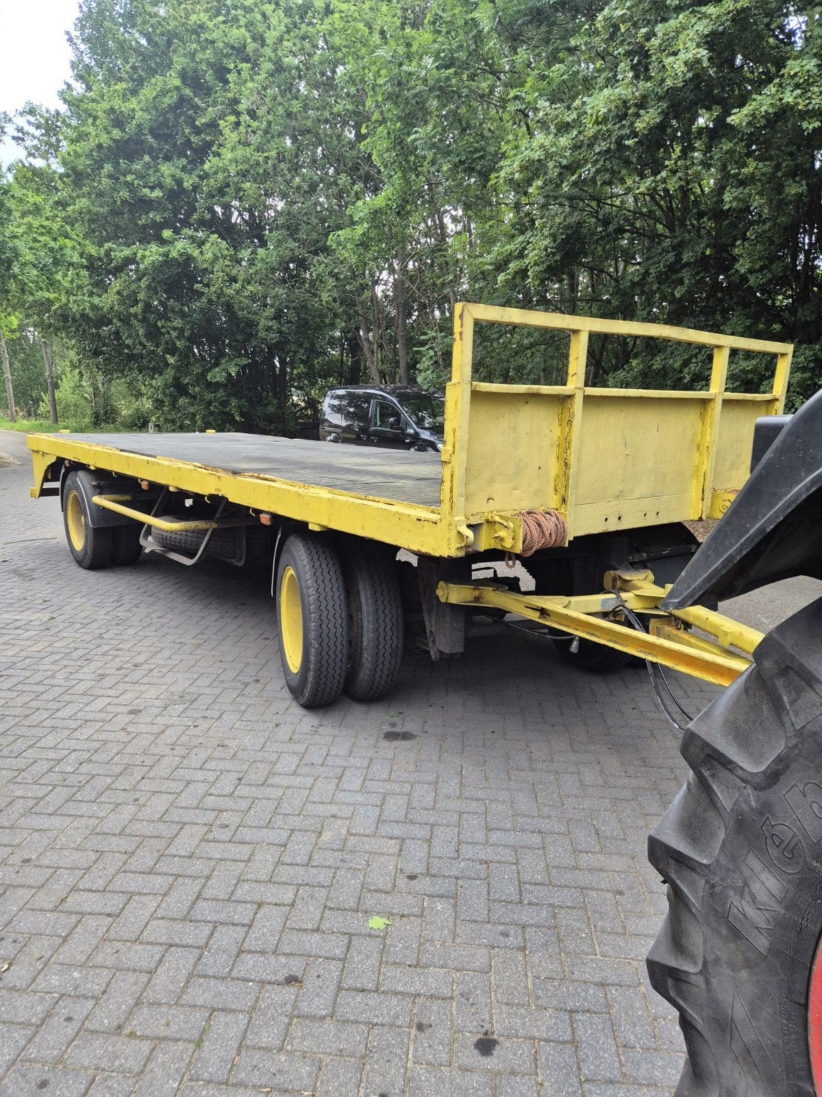 Landbouw wagen / platte wagen / balenwagen, Ophalen of Verzenden