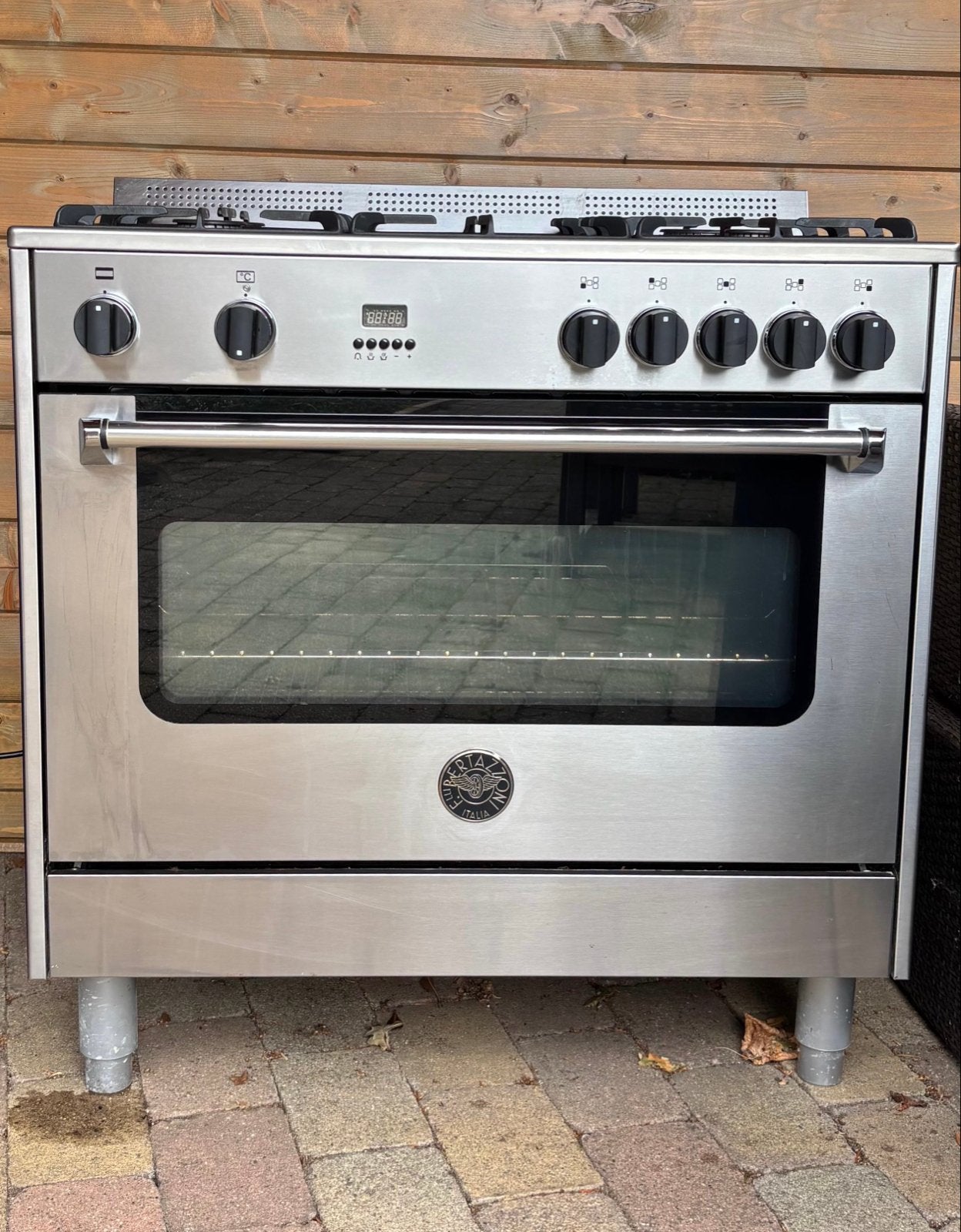 Bertazzoni Fornuis 90 cm breed - Super goede staat, Ophalen, 60 cm of meer, Zo goed als nieuw, Gas