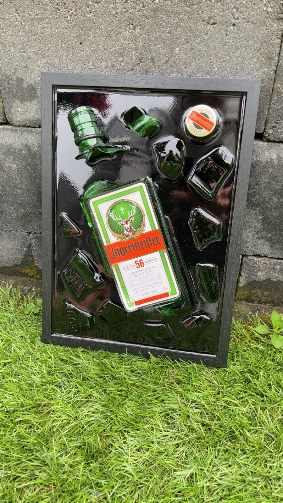 Jagermaister in epoxy, Ophalen of Verzenden, Rechthoekig, Minder dan 50 cm