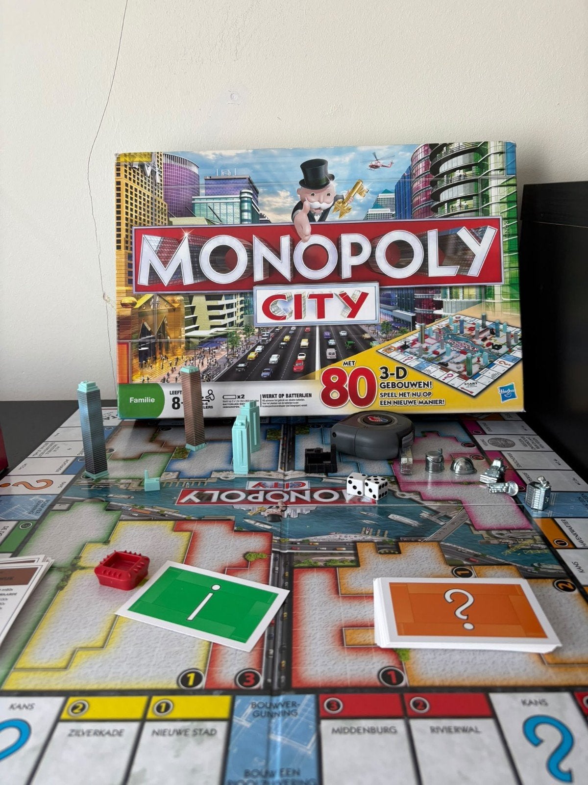 Monopoly City Bordspel - Bouw je eigen stad!, Een of twee spelers, Ophalen of Verzenden, Zo goed als nieuw, Hasbro