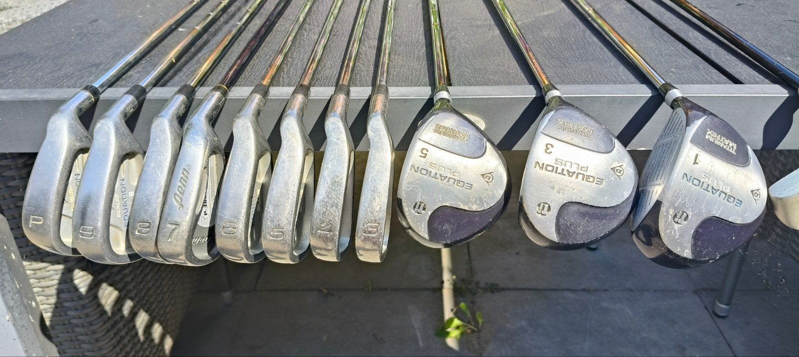 Complete golfset: Dunlop Equation Plus & Longridge putter, Ophalen of Verzenden, Gebruikt, Set, Overige merken