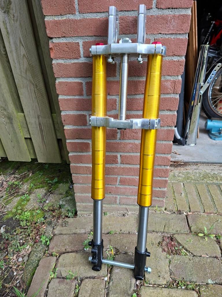 Universele voorvork - Goudkleurig, Motoren, Ophalen, Gebruikt