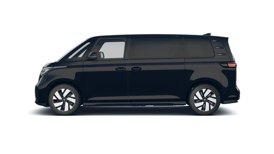 Volkswagen ID. Buzz Pro Limited Edition Plus 286pk 86 kWh LW, Auto's, Achterwielaandrijving, Zwart, 7 stoelen, Zwart