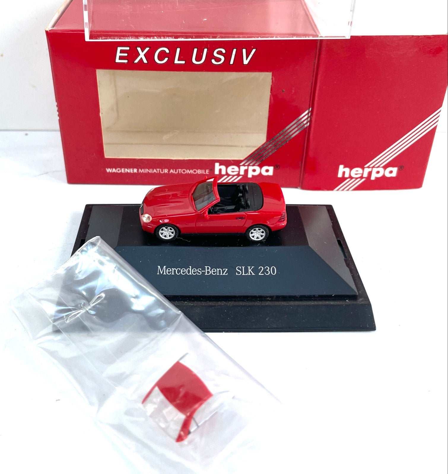 Herpa Mercedes-Benz SLK 230 - Exclusief model, Ophalen of Verzenden, Nieuw, Auto, Overige merken