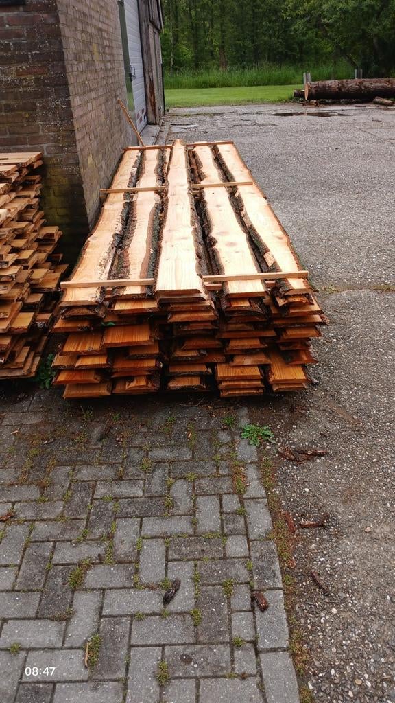 Schaaldelen  Douglas, Tuin en Terras, Ophalen, Nieuw, 250 cm of meer, Planken
