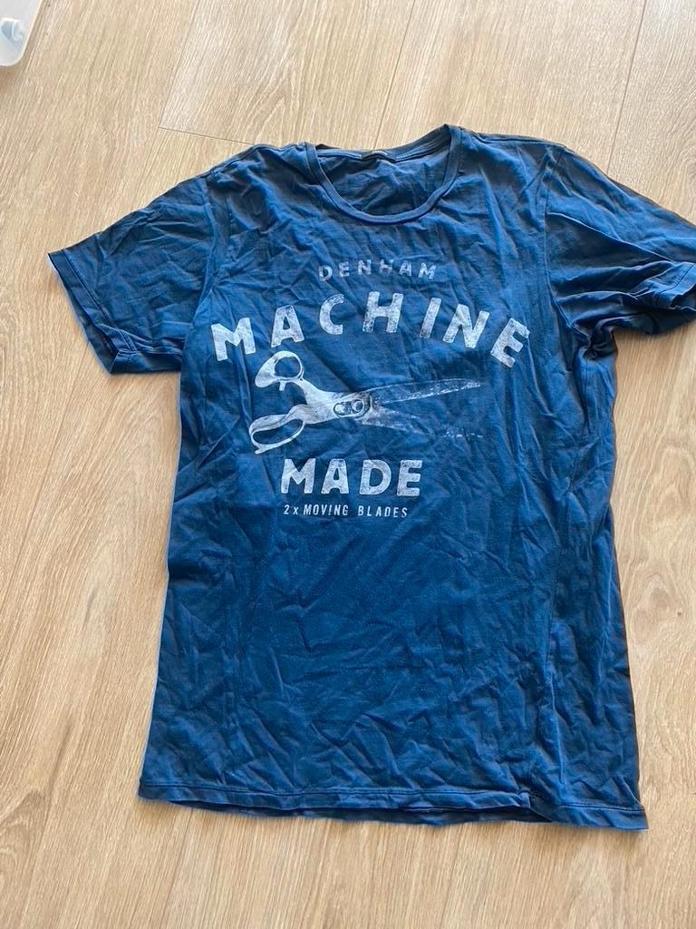 Nieuw shirt denham blauw s/m box 52, Verzenden, Nieuw, Maat 46 (S) of kleiner, Blauw