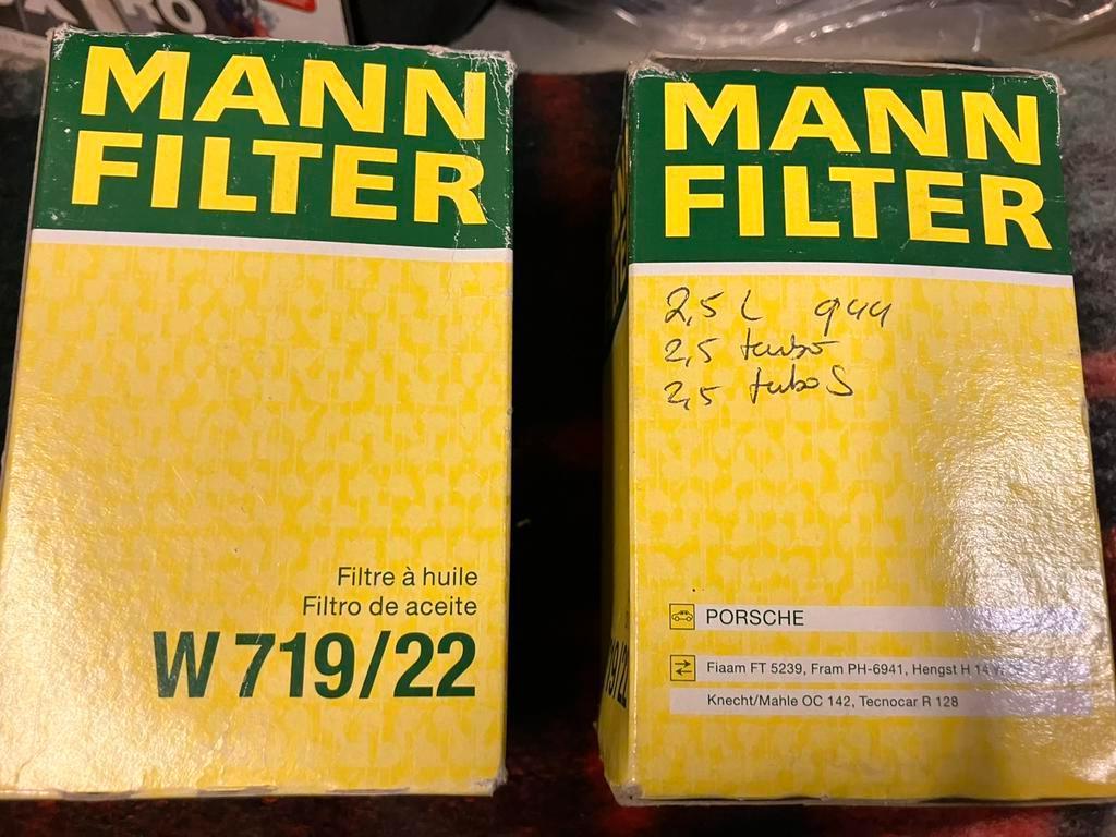 Porsche 944, turbo of S 2 oliefilters nieuw, Ophalen, Nieuw, Porsche