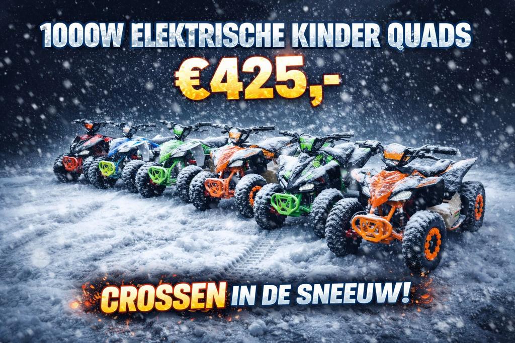 Nieuwe Elektrische kinderquads 1000W diverse kleuren, Motoren