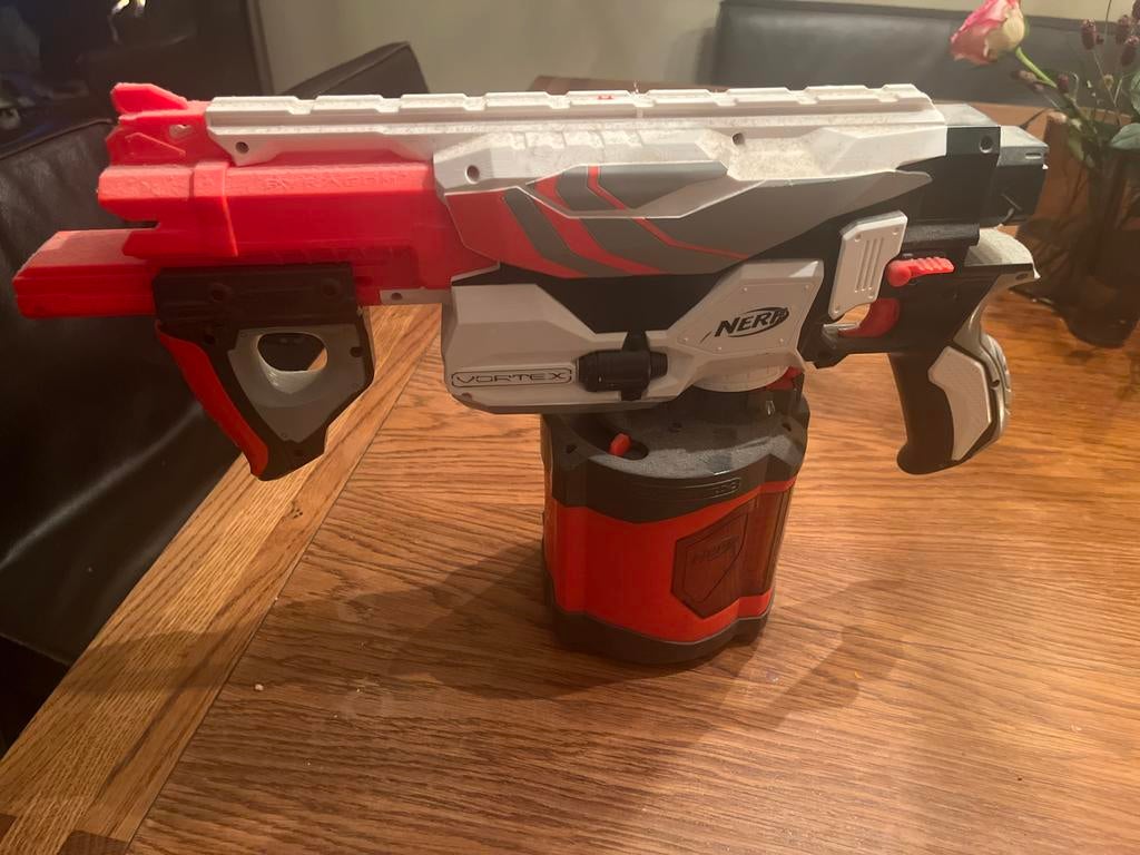 Nerf Vortex Praxis zonder schijfjes (inhoud 40), Ophalen of Verzenden, Gebruikt, Jongen of Meisje
