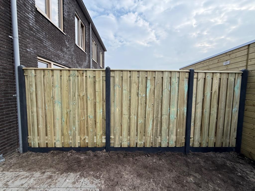 Hout-beton schuttingen, Gratis offerte!, Ophalen, Minder dan 3 meter, Nieuw, Dienstverlening Entjes