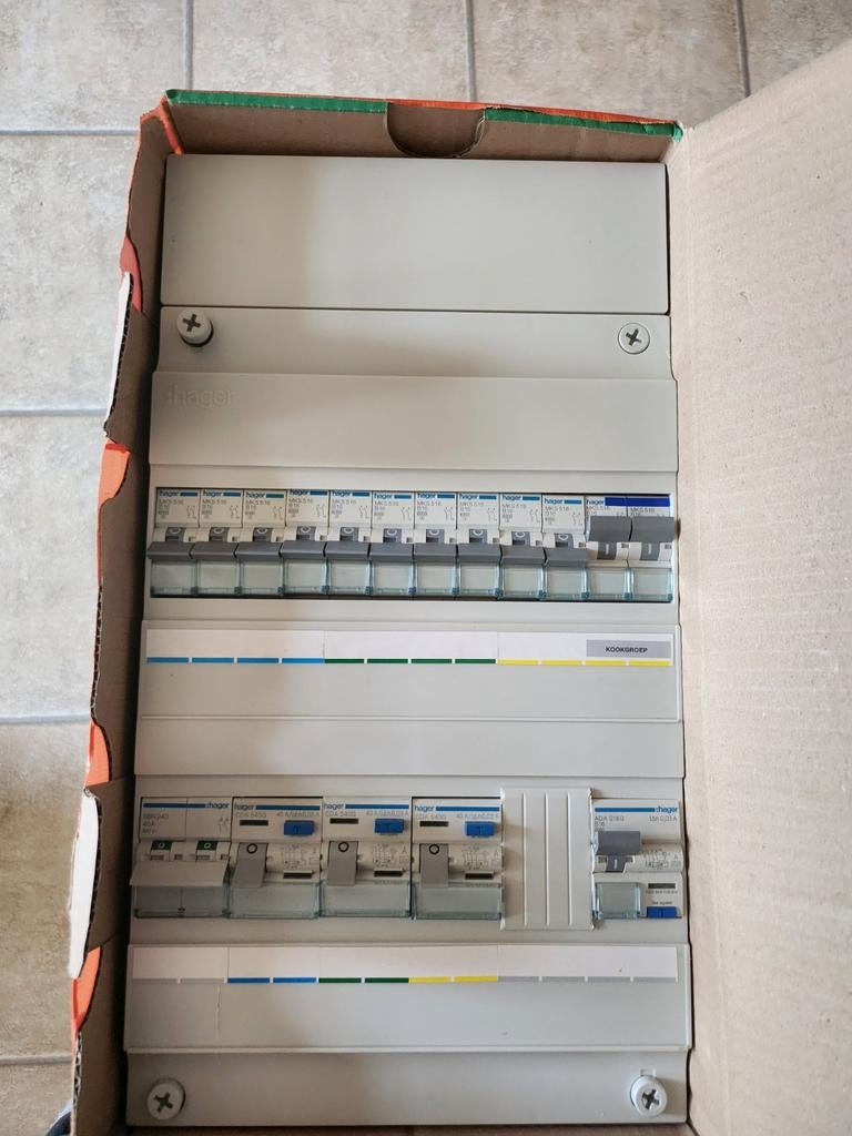 Eaton/hager 1/3 fase  groepenkasten lees de beschrijving,, Ophalen, Zo goed als nieuw