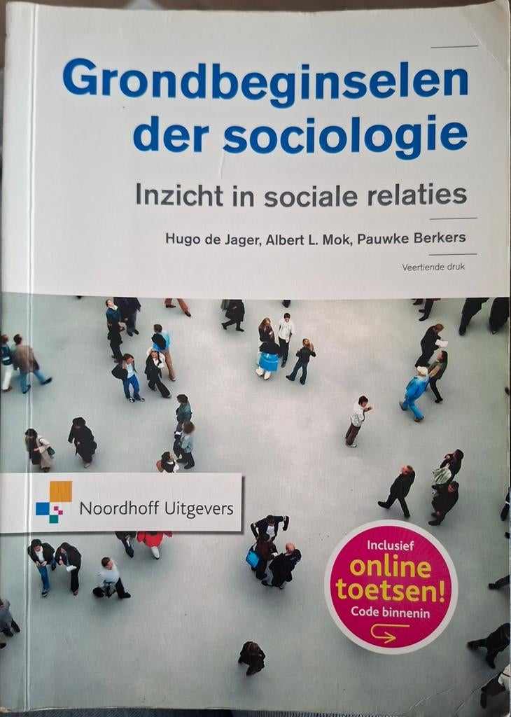 Pauwke Berkers - Grondbeginselen der sociologie, Gelezen, Sociale wetenschap, Ophalen of Verzenden, Pauwke Berkers; Hugo de Jager; Albert L. Mok