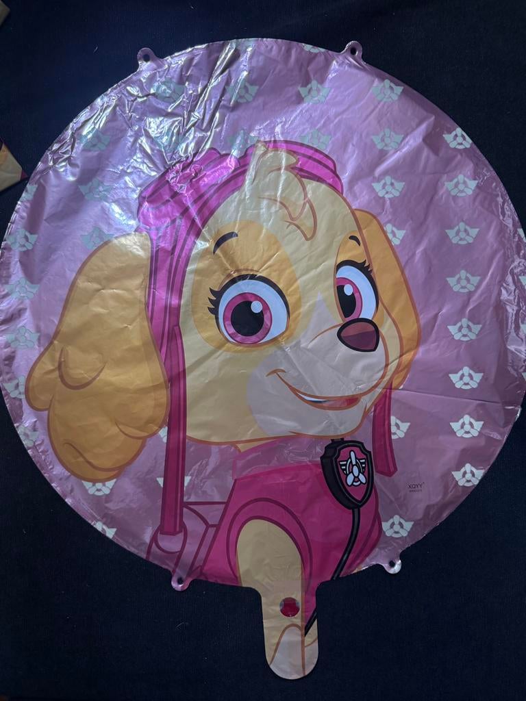 Paw patrol folie ballon rond 45cm, Ophalen of Verzenden, Nieuw, Versiering, Verjaardag