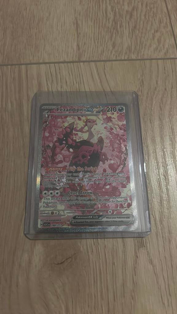 Fezandipiti EX #288/217 Ascended Heroes, Ophalen of Verzenden, Nieuw, Losse kaart, Foil