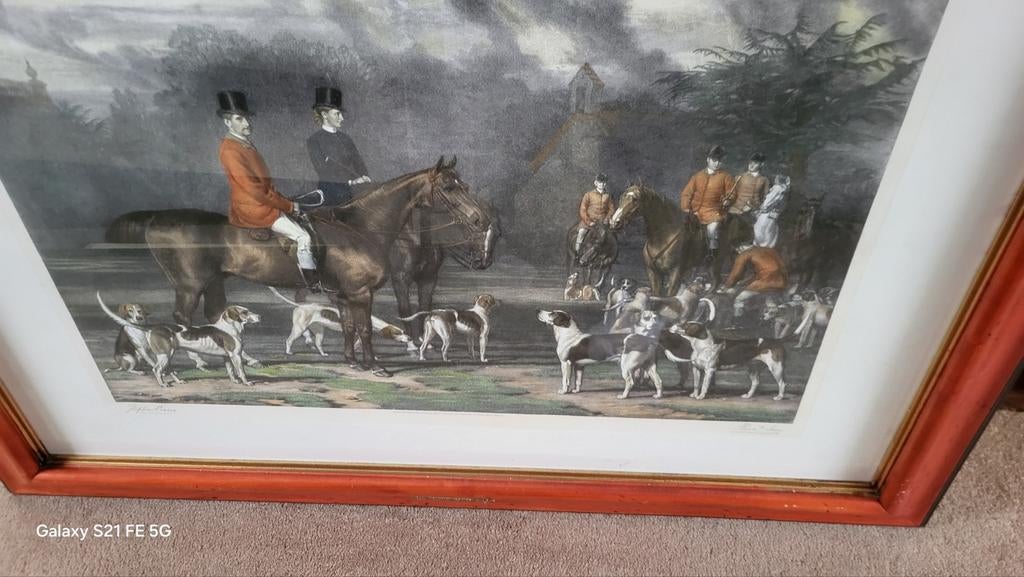 Groot jachtschilderij, koopje, Ophalen of Verzenden
