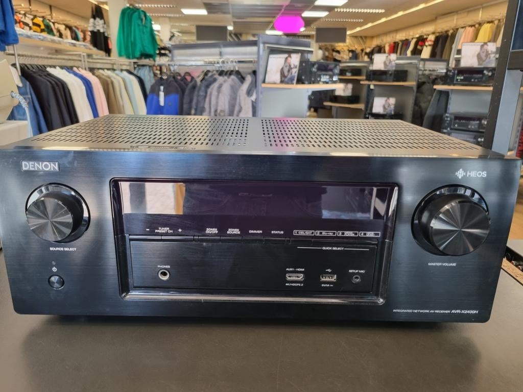 Denon AVR-X2400H 7.2 Kanaals AV-Receiver - Nieuwstaat, Audio, Tv en Foto, Versterkers en Receivers, Denon, Ophalen of Verzenden
