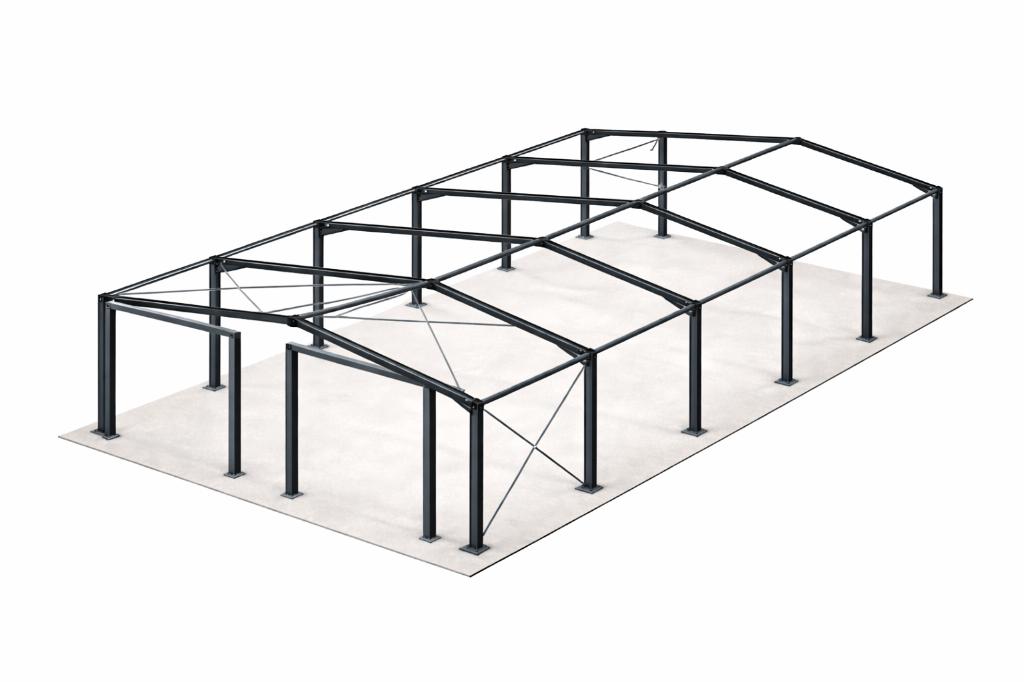 staalconstructie bedrijfshal Loods, Ophalen, Gebruikt, IJzer