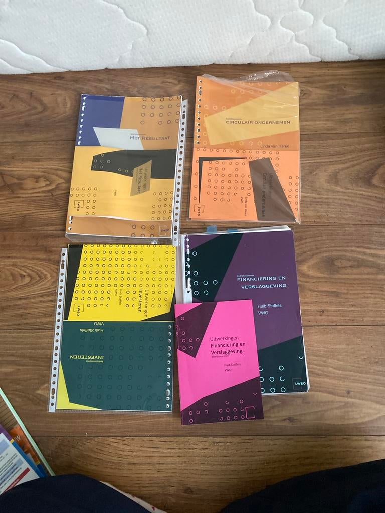 Bedrijfseconomie VWO LWEO Boeken + Uitwerkingen, Boeken, Ophalen of Verzenden, Beta, Zo goed als nieuw, Niet van toepassing