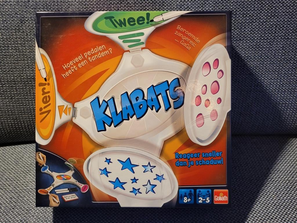 Klabats - Reactiesnelheid spel, Een of twee spelers, Ophalen, Zo goed als nieuw, Goliath