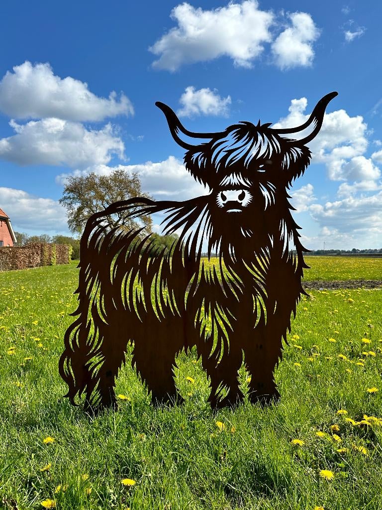 schotse hooglander cortenstaal, Tuin en Terras, Mijn Staal, Nieuw, Ophalen of Verzenden, Info@mijnstaal.nl