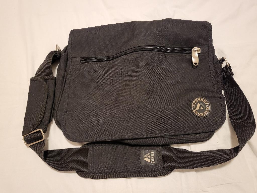 Unisex zwarte schoudertas, Ophalen of Verzenden, Gebruikt, Zwart, Overige merken