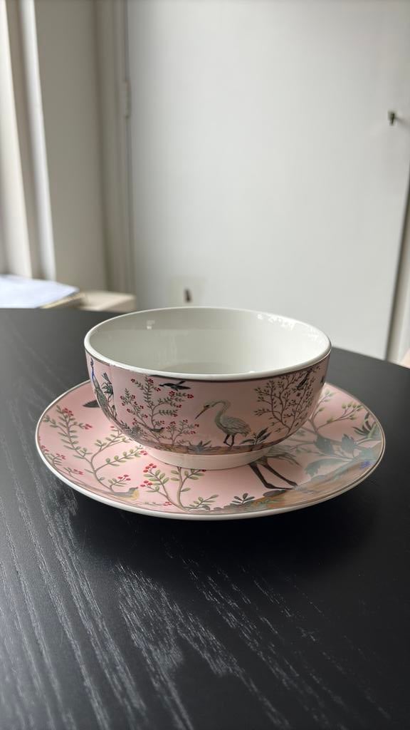 Servies set roze, Ophalen, Nieuw, Overige stijlen, Bord(en)
