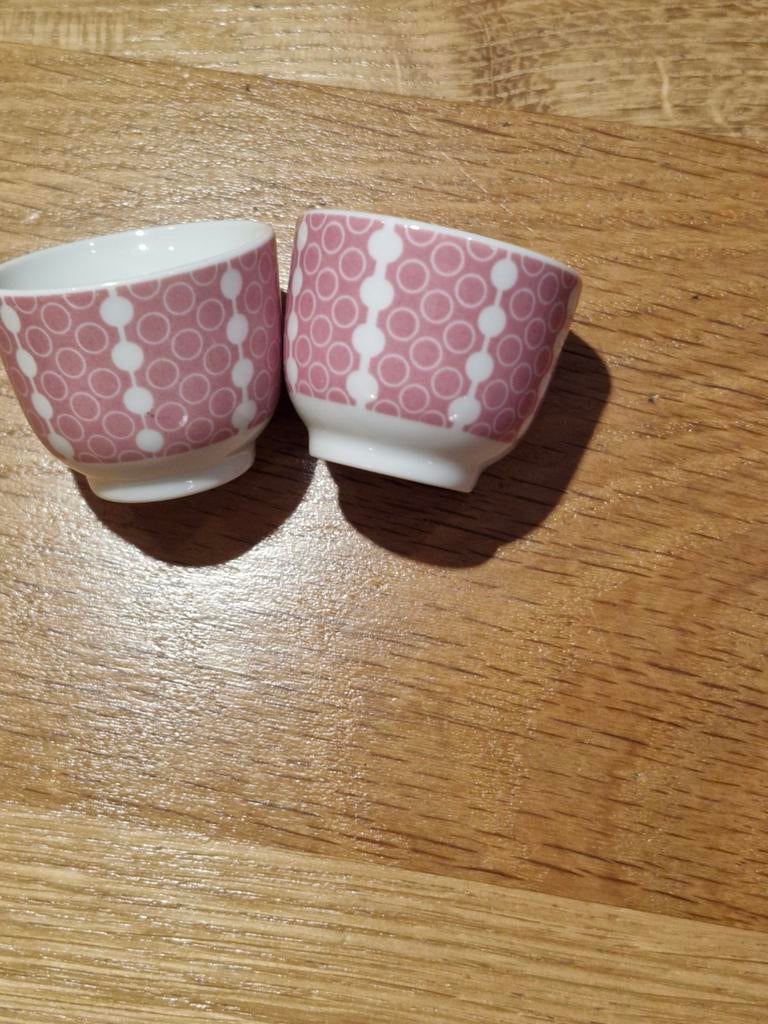 Vintage eierdopjes KPM Krister Germany en Thomas Germany, Ophalen of Verzenden
