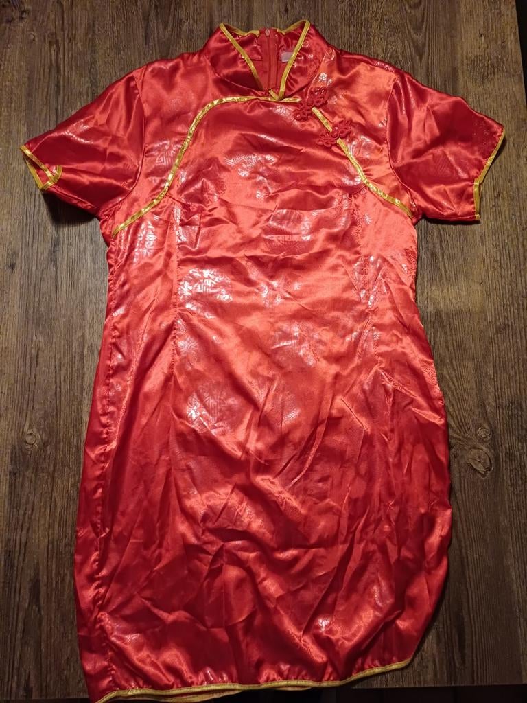 Chinees jurkje voor carnaval, Maat 38/40 (M), Ophalen of Verzenden, Zo goed als nieuw, Geen
