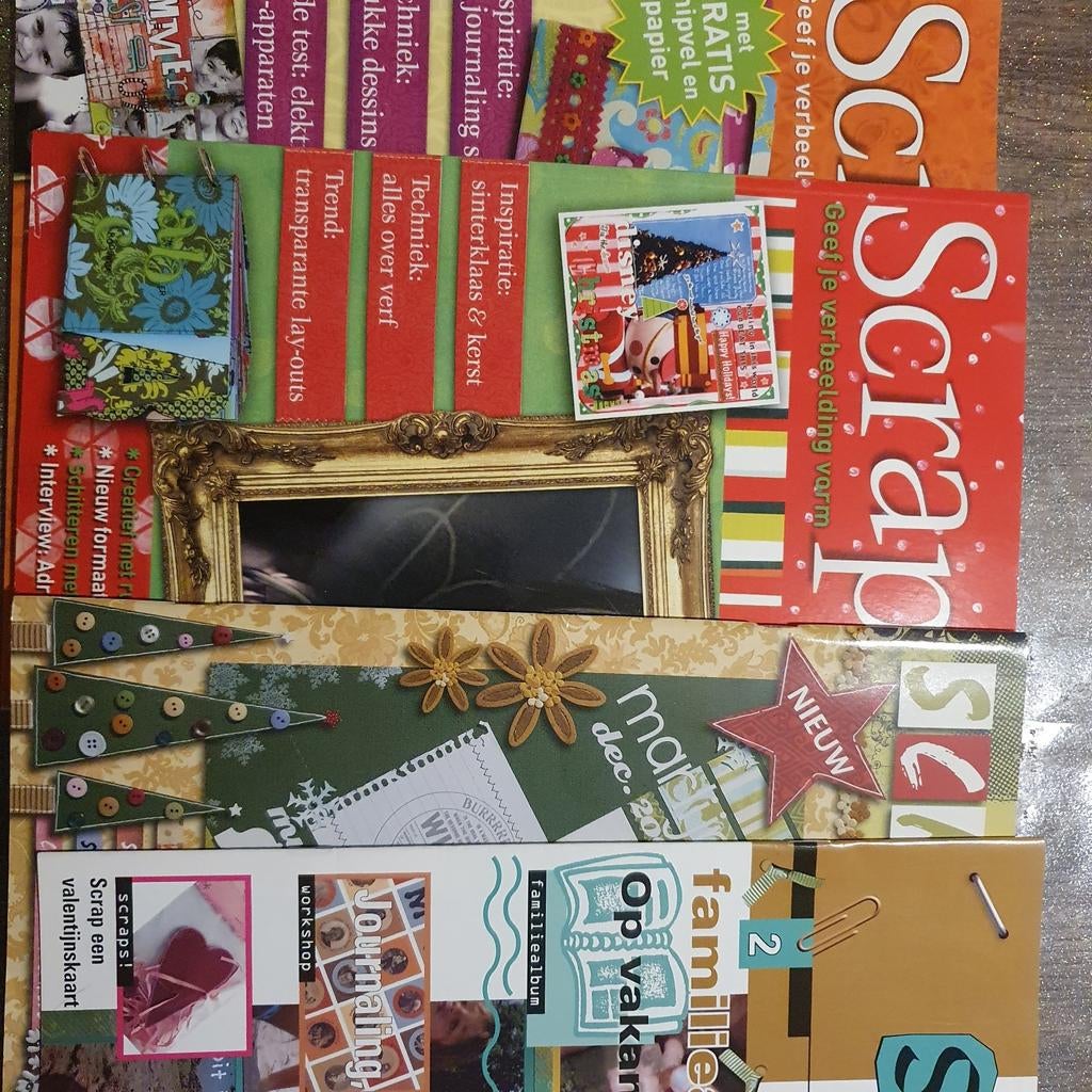 Scrapbooking Tijdschriften Collectie, Hobby en Vrije tijd, Scrapbooking, Ophalen of Verzenden, Gebruikt, Album of Boek, Scrap