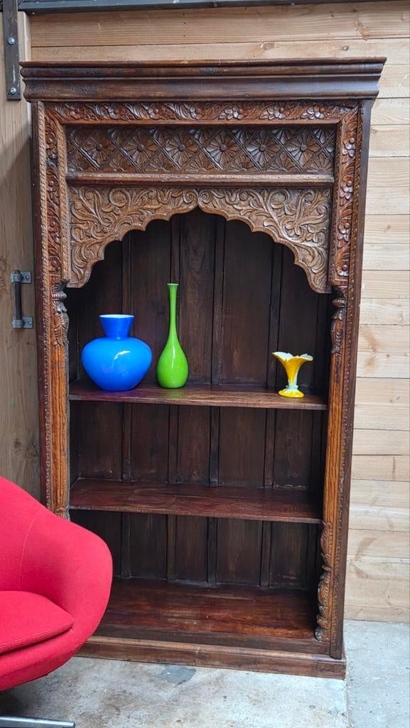 Antieke Indiase kast mango houten kast, Ophalen