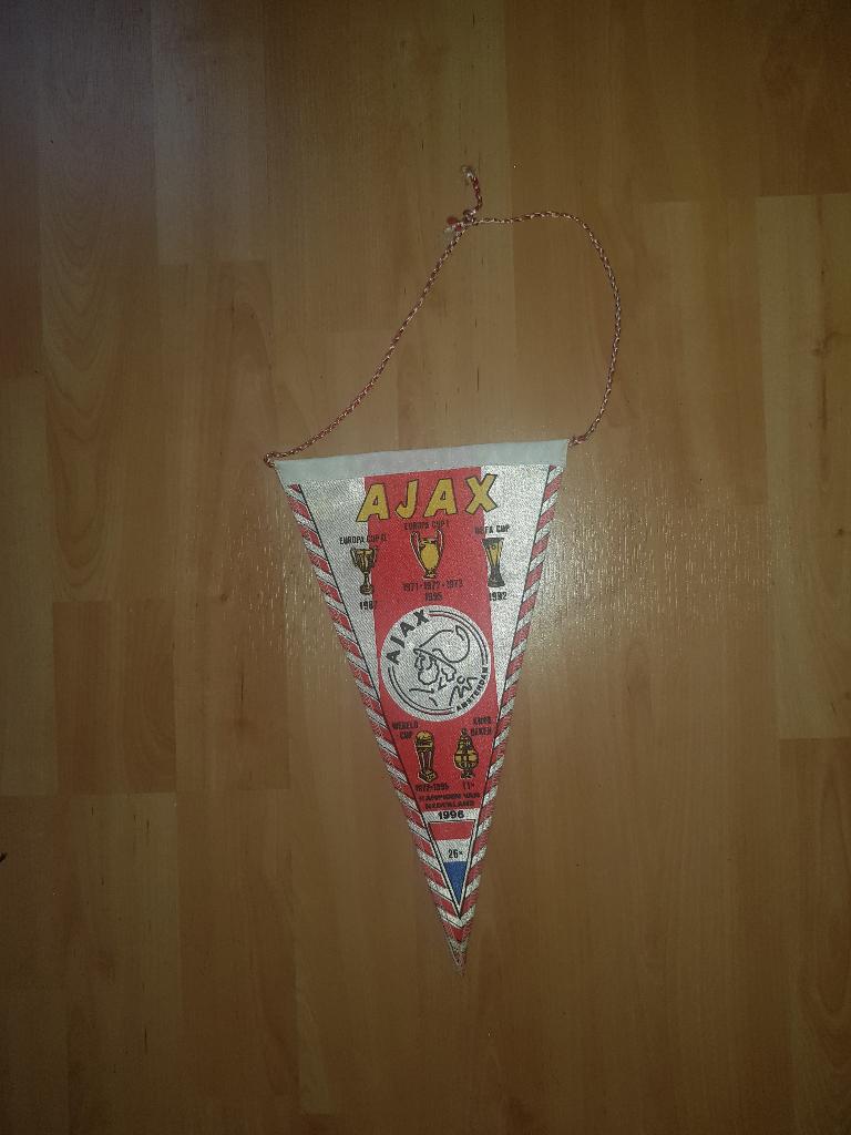 Voetbal-vaantje AJAX, Ophalen of Verzenden, Zo goed als nieuw, Ajax, Vaantje of Sjaal