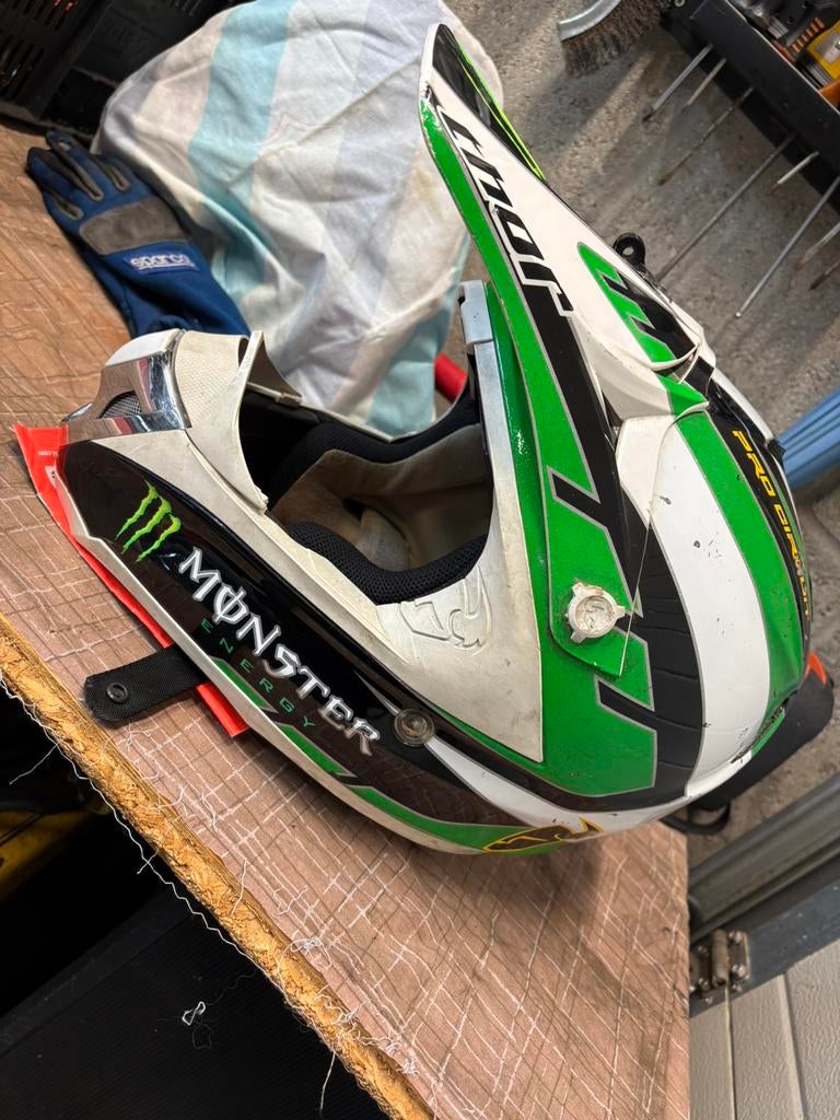 Thor crosshelm maat L, Motoren, Ophalen, Tweedehands, Offroadhelm, Overige merken