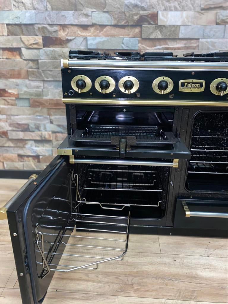 Luxe Falcon De Luxe 5 pits met 2x Gasovens & grill 110 cm, Witgoed en Apparatuur, Fornuizen, 60 cm of meer, Ophalen of Verzenden
