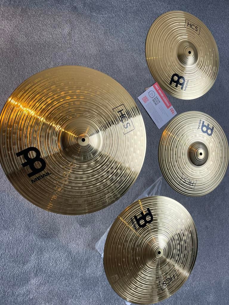 Meinl HCS bekken cymbal set. Starter. Nieuw!, Ophalen of Verzenden, Nieuw, Drums of Percussie