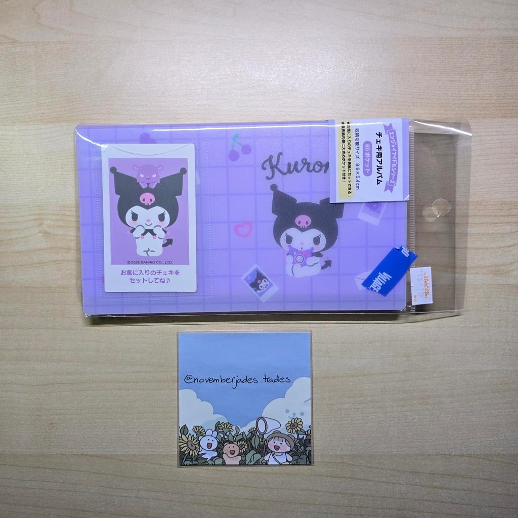 Sanrio Kuromi 3-pocket trading card binder, Verzenden, Zo goed als nieuw