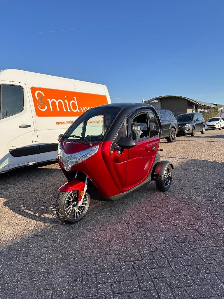Rijbewijsvrije brom/scoot mobiel zgan lood/zuur 50km, Diversen, Brommobielen en Scootmobielen, Zo goed als nieuw, Canta, 46 km of meer