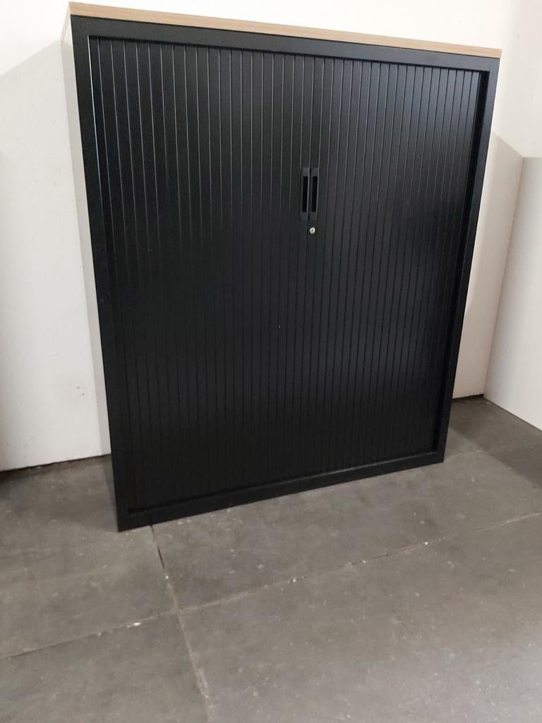 Zeer nette zwarte archiefkast, Ophalen, 100 tot 150 cm, 100 tot 150 cm, Zo goed als nieuw