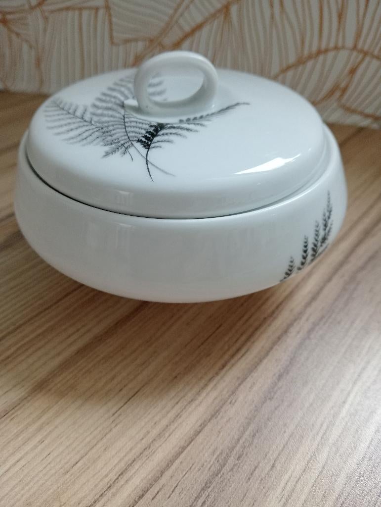 Gouda Pla zuid dekselschaaltje porselein, Antiek en Kunst, Antiek | Porselein, Ophalen of Verzenden