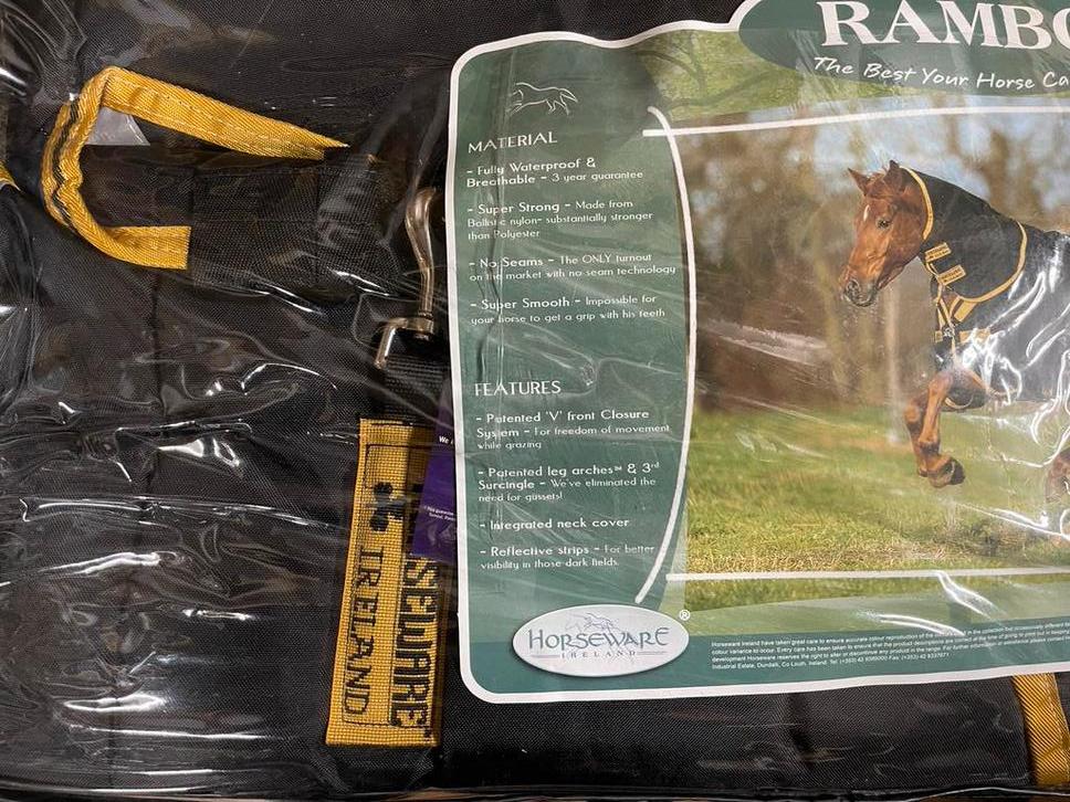 Nieuw Horseware Rambo Supreme Heavy 6’3-140 winterdeken 420g, Ophalen of Verzenden, Nieuw, Deken