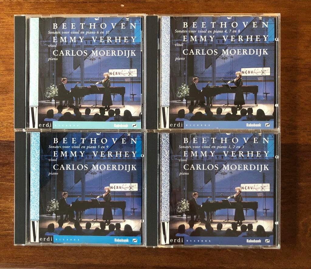 Beethoven - Sonates Emmy Verhey box van 4 cd's, Ophalen of Verzenden, Classicisme, Zo goed als nieuw, Overige typen