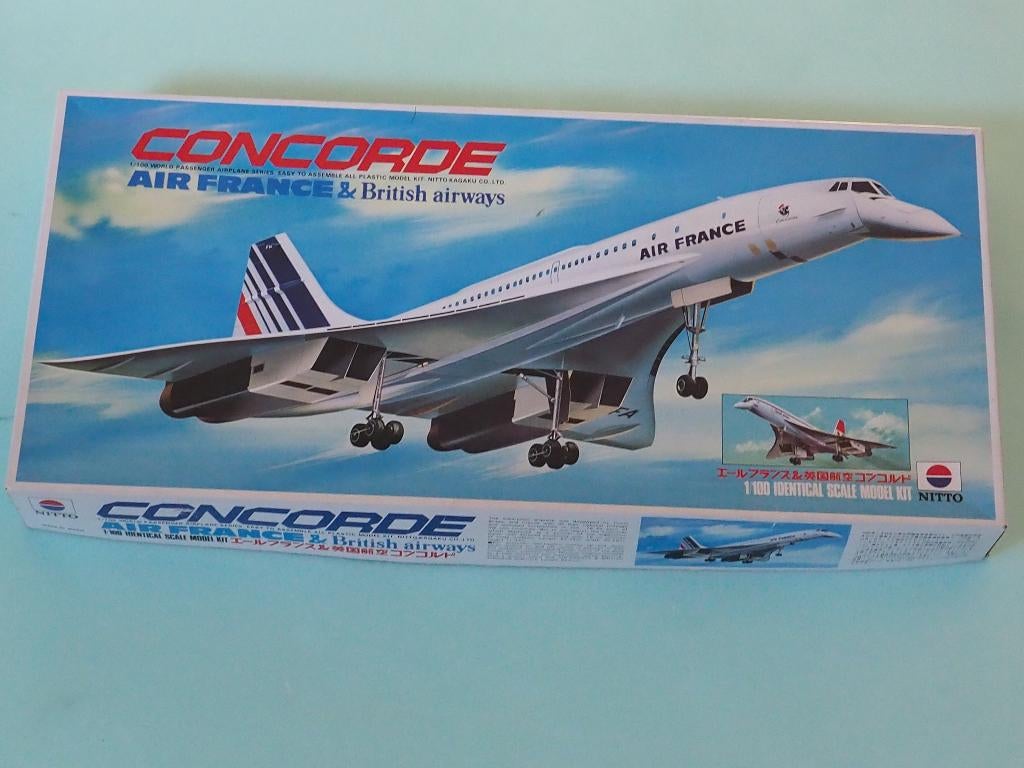 Concorde 1/100 Nitto, Hobby en Vrije tijd, Overige merken, 1:72 tot 1:144, Nieuw, Ophalen of Verzenden