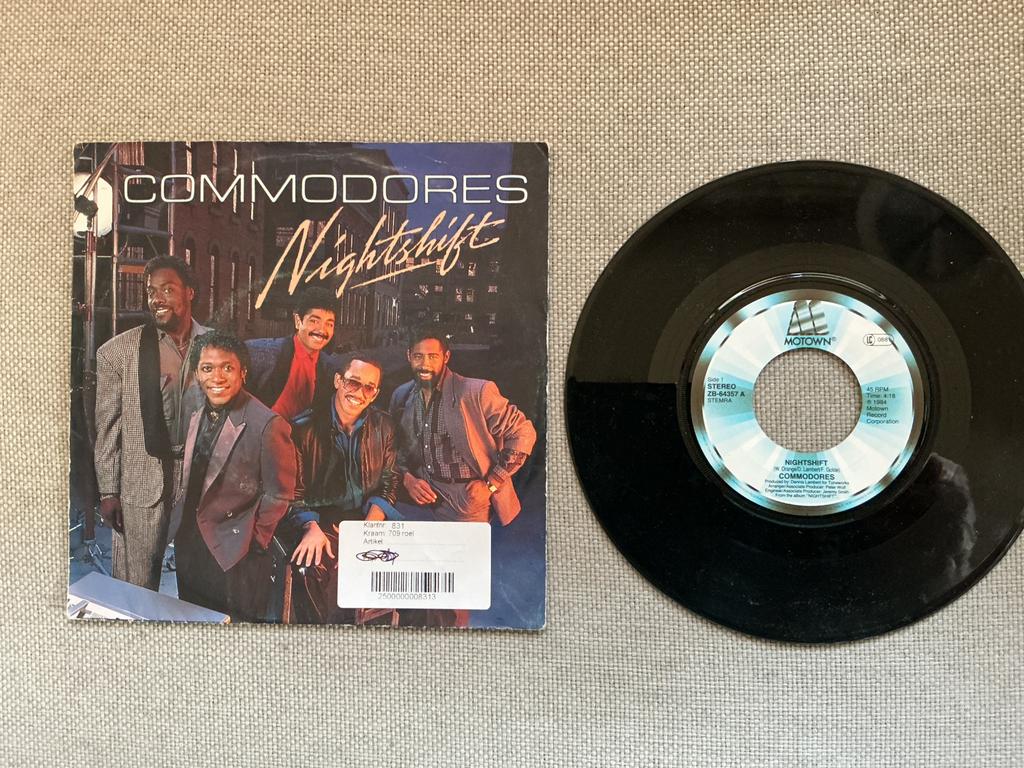 Commodores single vinyl. Nightshift., Ophalen of Verzenden, Gebruikt, Pop