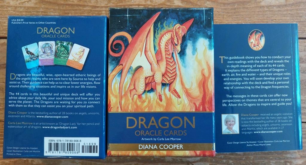 Dragon Oracle cards Diana Cooper en Carla Lee Morrow, Boeken, Tarot of Kaarten leggen, Daina Cooper, Overige typen, Ophalen of Verzenden
