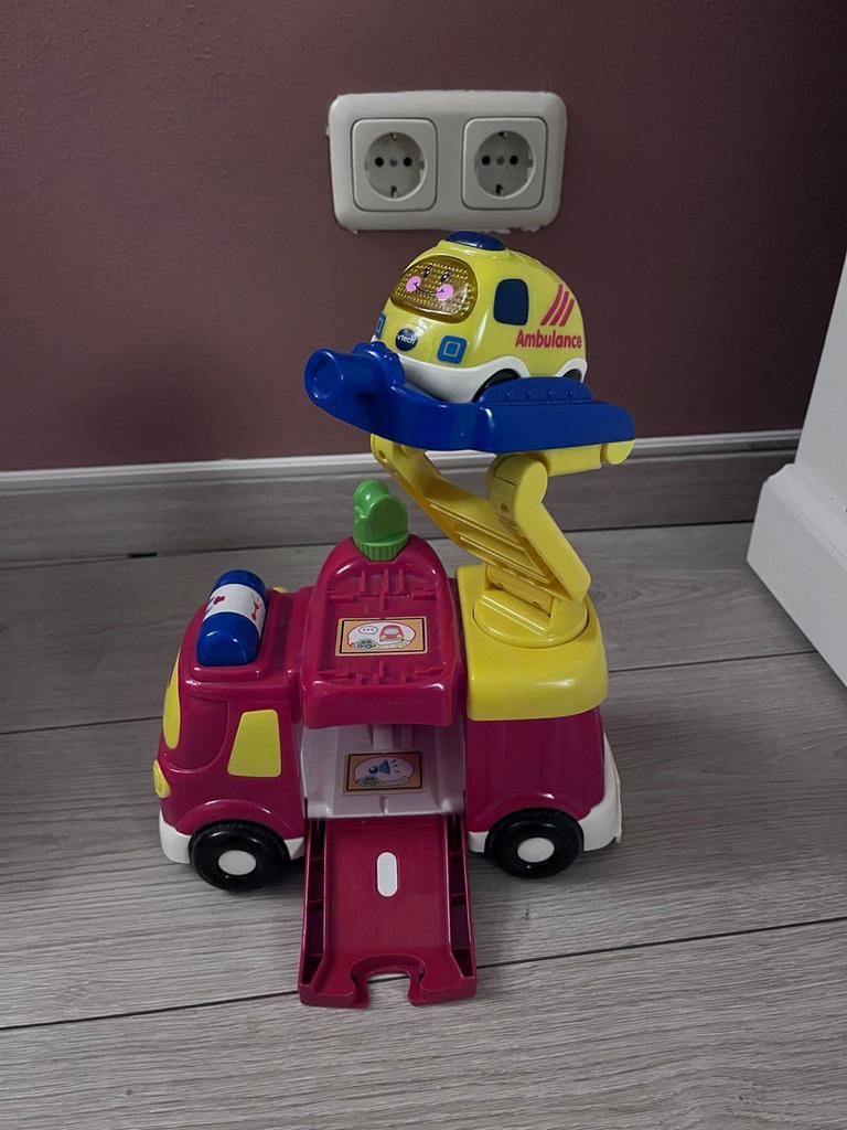 VTech Toet Toet Brandweer, Ophalen, Zo goed als nieuw, Bouwen, Met geluid