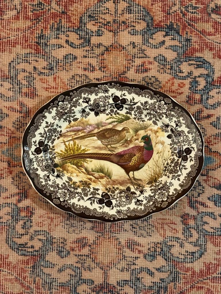 Palissy Royal worcester servies bord fasant jachtservies, Ophalen of Verzenden