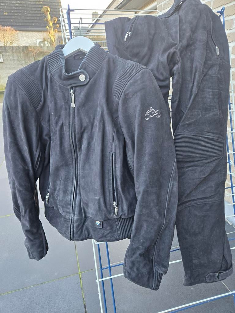 BMW dames leren jas (40) en broek (38) izgst, Motoren, Kleding | Motorkleding, BMW Motorrad, Combipak, Ophalen of Verzenden, Dames