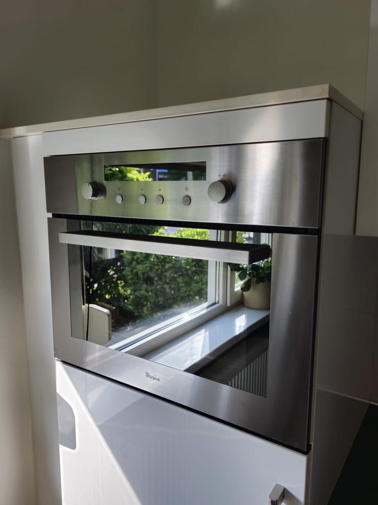 Complete Hoekkeuken Incl. Apparatuur + GEDEMONTEERD, Huis en Inrichting, Keuken | Complete keukens, Ophalen of Verzenden, Wit