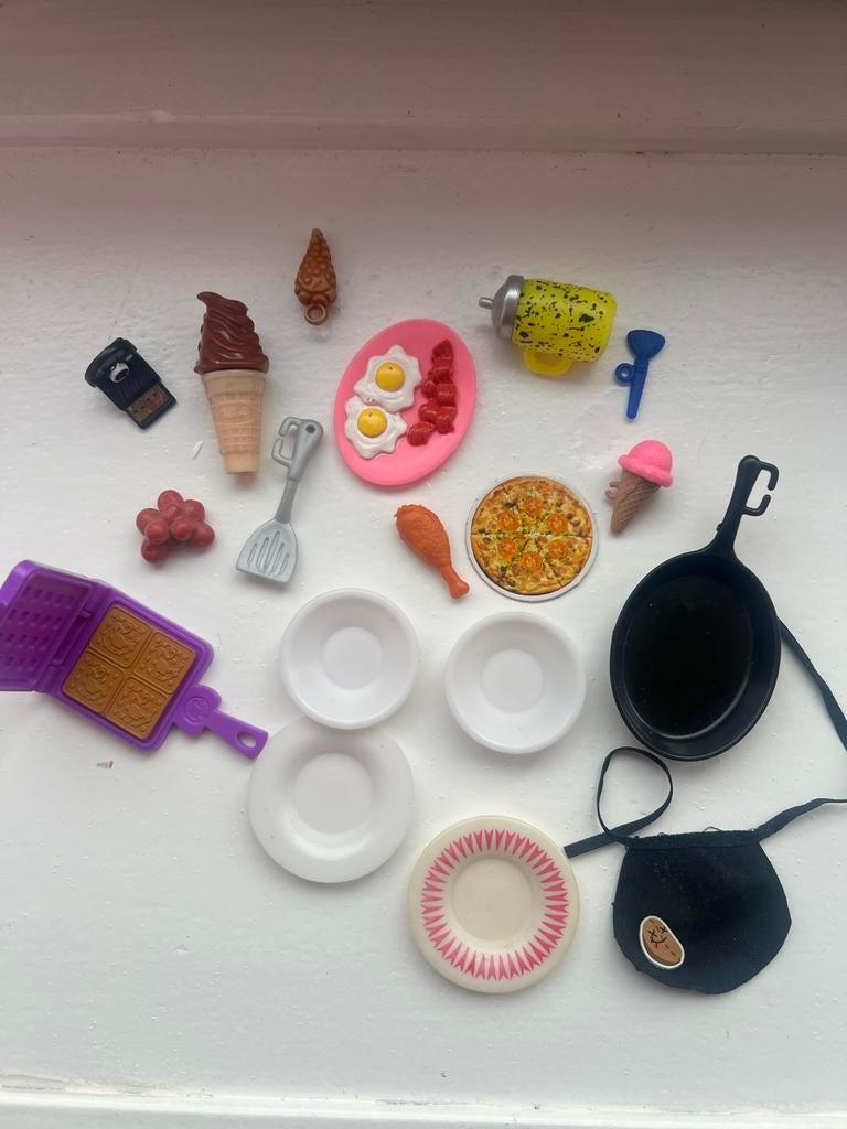 Poppen Eten Set, Ophalen of Verzenden, Zo goed als nieuw, Jongen of Meisje